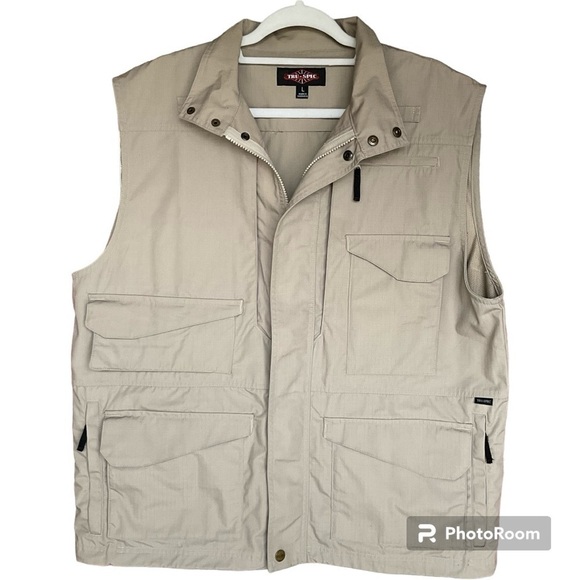 TRU-SPECIAL 12 POCKET MENS TACTICAL VEST SIZE LARGE EXCELLENT CONDITION … - Picture 1 of 8
